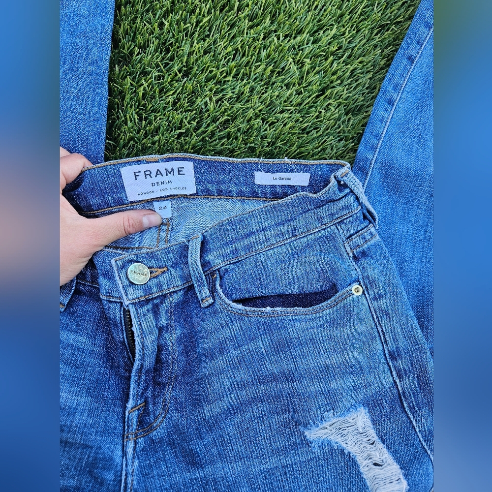 Frame Denim Women's 24 High Rise Blue Jeans